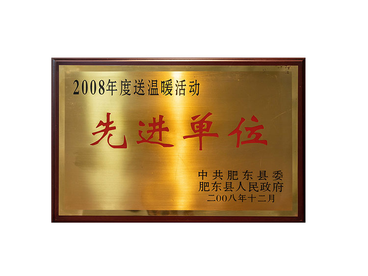 2008年度送温暖活动先进单位