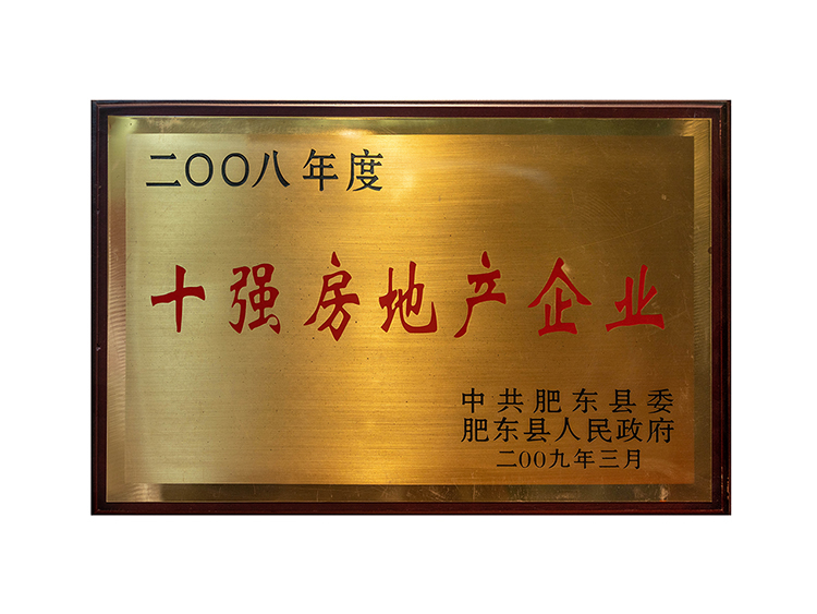2008年度十强房地产企业